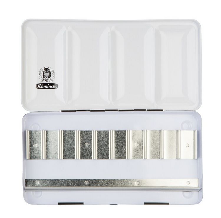 Produktbild: Schmincke Leerkasten f&uuml;r Aquarellfarben, Metall f&uuml;r 10 x 15 ml Tuben