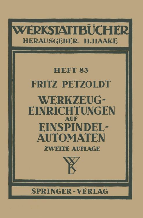 Produktbild: Werkzeugeinrichtungen auf Einspindelautomaten