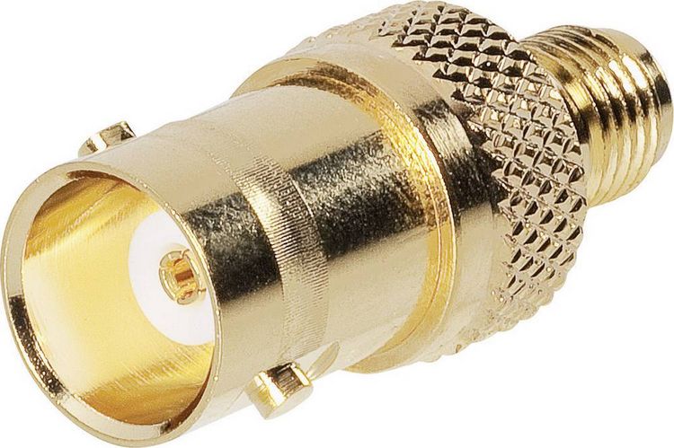 Produktbild: BKL Electronic 0419121 0419121 SMA-Reverse-Adapter SMA-Stecker - BNC-Buchse 1St.