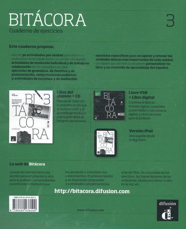 Produktbild: Bitacora 3 B1.1: cahier d'exercices + CD Audio -ancienne &eacute;dition-