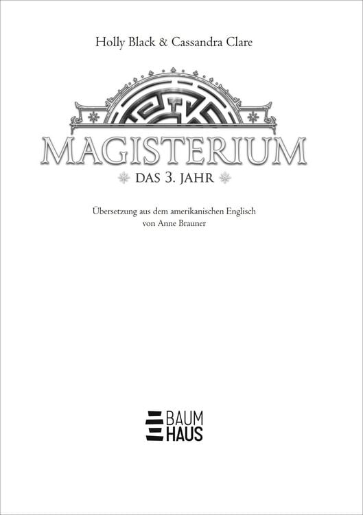 Produktbild: Magisterium - Das 3. Jahr