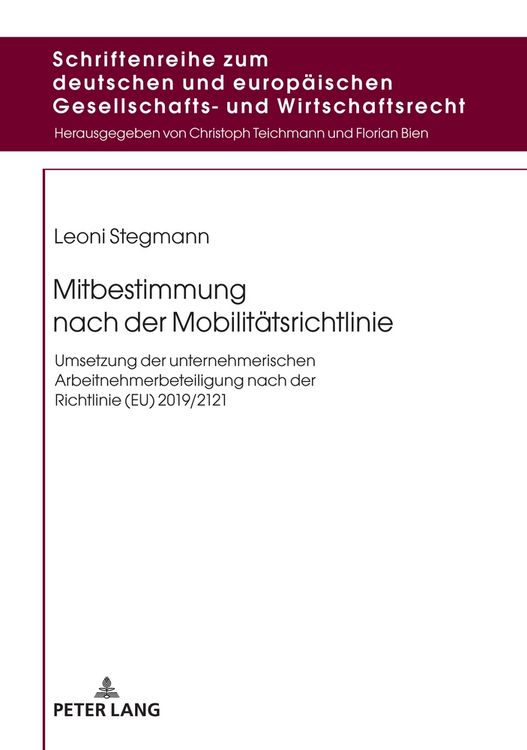 Produktbild: Mitbestimmung nach der Mobilit&auml;tsrichtlinie