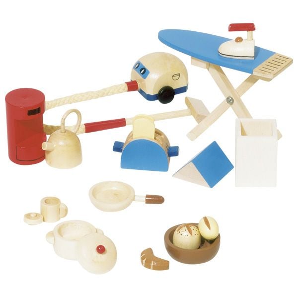 Produktbild: goki Accessoires K&uuml;chef&uuml;r Puppenhaus, Holz