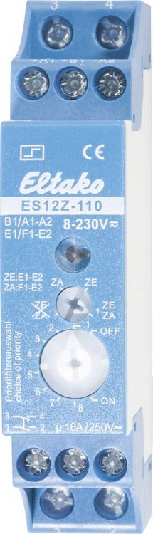 Produktbild: Stromsto&szlig;-Schalter Hutschiene Eltako ES12Z-110 1 Schlie&szlig;er, 1 &Ouml;ffner 230 V/DC, 230 V/AC 16 A 2000 W 1 St.