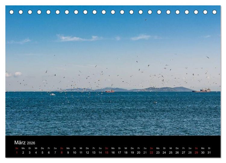 Produktbild: Istanbul - Stadt am Bosporus (Tischkalender 2026 DIN A5 quer), CALVENDO Monatskalender
