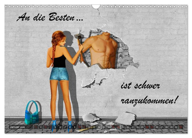 Produktbild: Street-Art in Digital-Art by Mausopardia (Wandkalender 2026 DIN A3 quer), CALVENDO Monatskalender