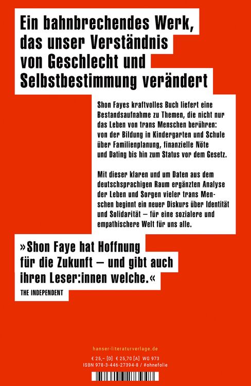 Produktbild: Die Transgender-Frage