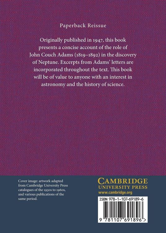 Produktbild: John Couch Adams and the Discovery of Neptune