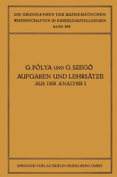 Produktbild: Aufgaben und Lehrs&auml;tze aus der Analysis