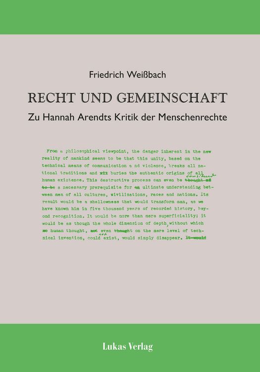 Produktbild: Recht und Gemeinschaft