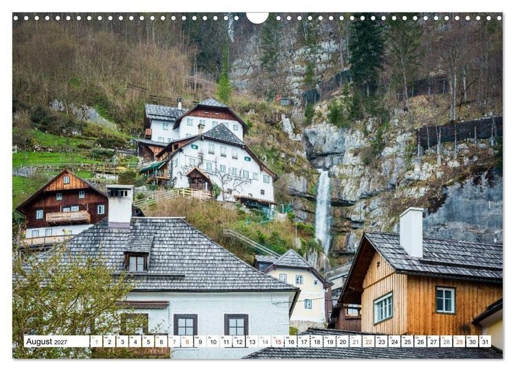 Produktbild: Hallstatt - Impressionen im Fr&uuml;hling (Wandkalender 2027 DIN A3 quer), CALVENDO Monatskalender