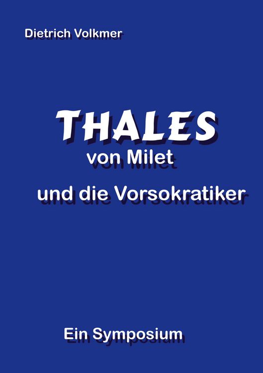 Produktbild: Thales von Milet und die Vorsokratiker