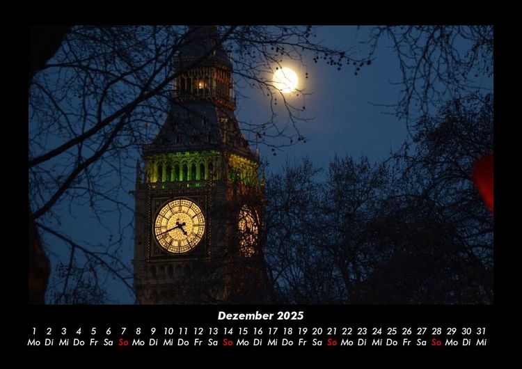 Produktbild: Londons schönste Seiten 2025 Fotokalender DIN A3