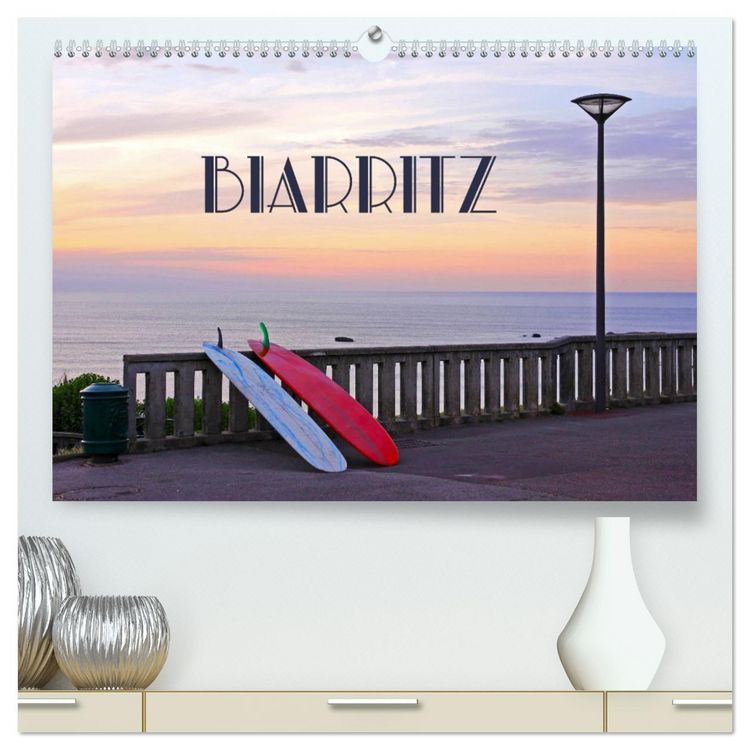 Produktbild: Biarritz (hochwertiger Premium Wandkalender 2026 DIN A2 quer), Kunstdruck in Hochglanz