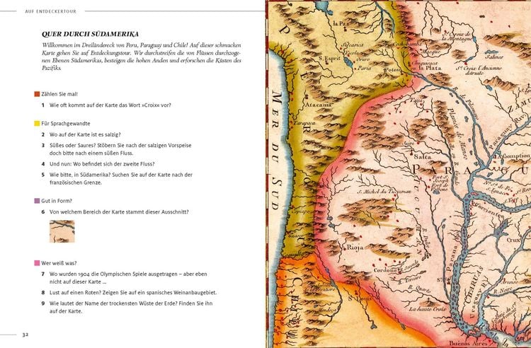 Produktbild: R&auml;tselbuch der Landkarten