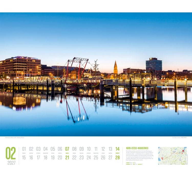 Produktbild: Deutschland Wanderland Kalender 2027 | Die sch&ouml;nsten Wanderwege