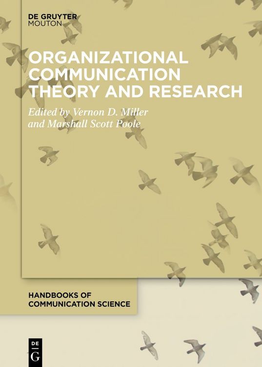 Produktbild: Organizational Communication Theory and Research