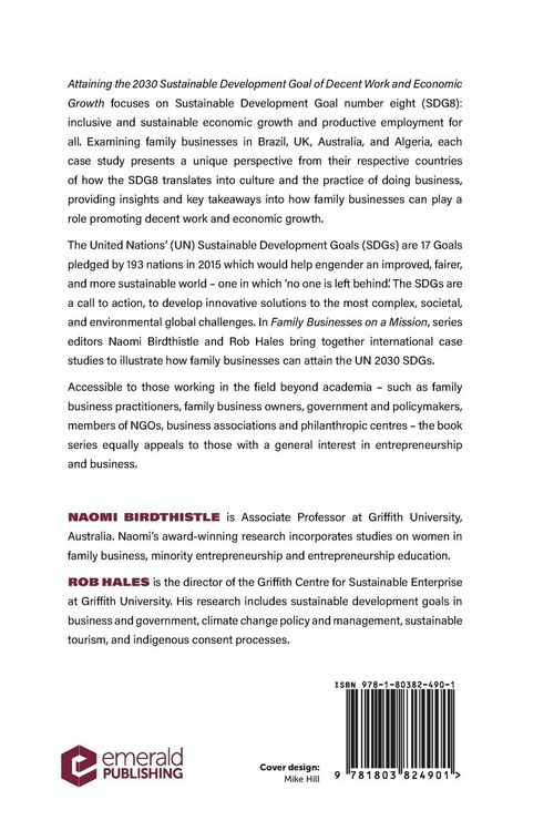 Produktbild: Attaining the 2030 Sustainable Development Goal of Decent Work and Economic Growth