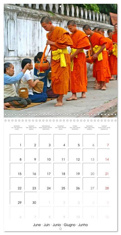 Produktbild: People's Democratic Republic - Laos (Wall Calendar 2026 12 &times; 12 Inch) CALVENDO 12 Month Wall Calendar