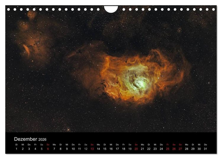 Produktbild: Atemberaubender Weltraum (Wandkalender 2026 DIN A4 quer), CALVENDO Monatskalender