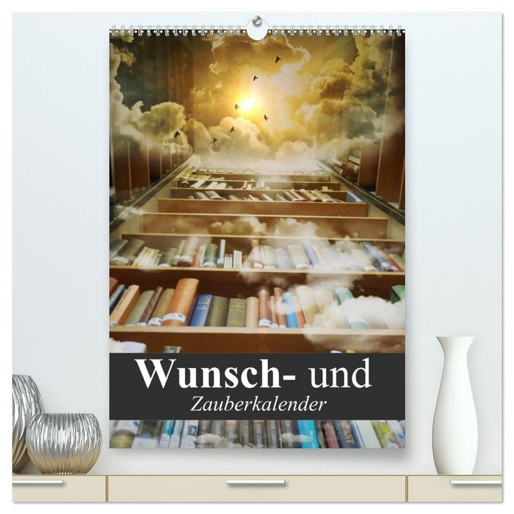 Produktbild: Wunsch- und Zauberkalender (hochwertiger Premium Wandkalender 2026 DIN A2 hoch), Kunstdruck in Hochglanz