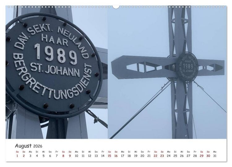 Produktbild: Bekannte und unbekannte S&uuml;dtiroler Gipfelkreuze im Detail (Wandkalender 2026 DIN A2 quer), CALVENDO Monatskalender