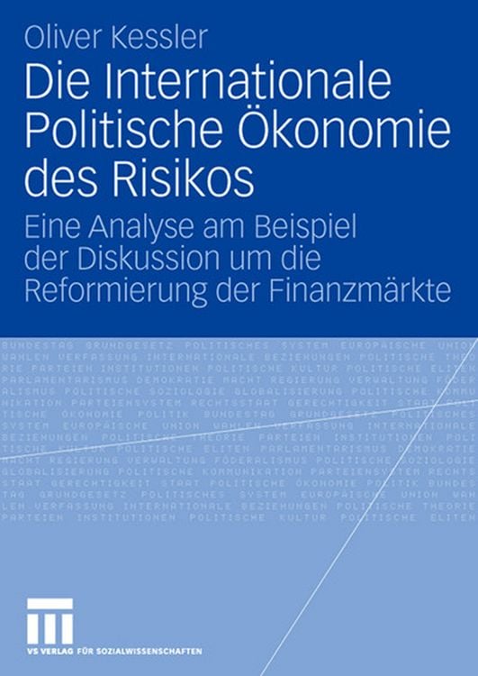 Produktbild: Die Internationale Politische &Ouml;konomie des Risikos