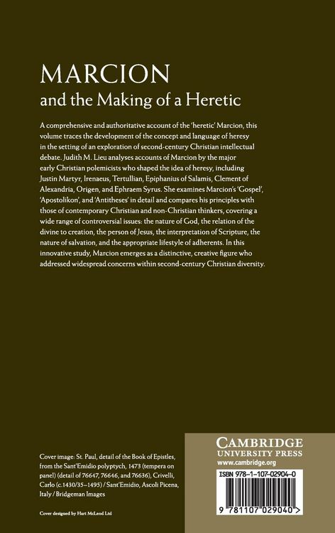 Produktbild: Marcion and the Making of a Heretic