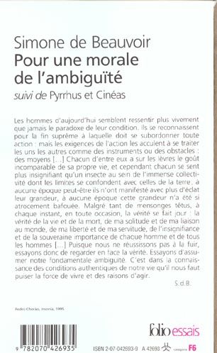 Produktbild: Pour une morale de l'ambigu&iuml;t&eacute;
