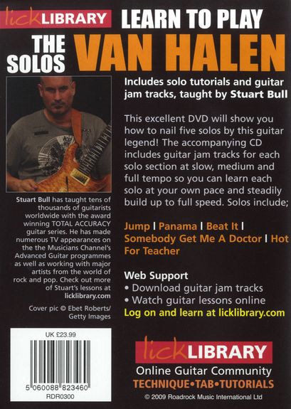 Produktbild: Learn to play Eddie van Halen - The Solos (+ CD)
