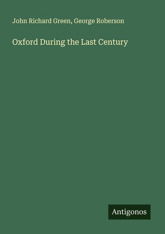 Produktbild: Oxford During the Last Century