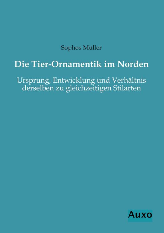 Produktbild: Die Tier-Ornamentik im Norden