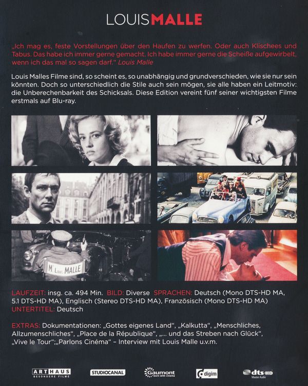 Produktbild: Louis Malle Edition [5 BRs]