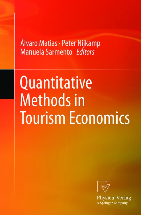 Produktbild: Quantitative Methods in Tourism Economics