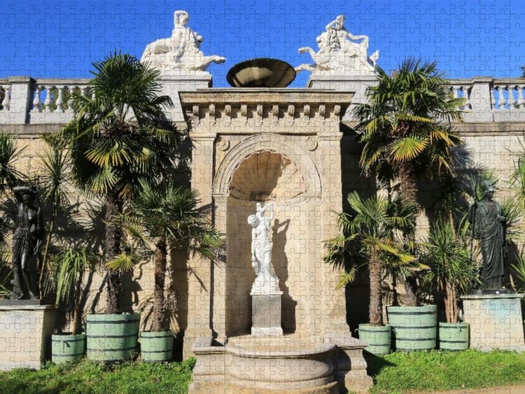 Produktbild: CALVENDO Puzzle Im Sizilianischen Garten des Parks von Schloss Sanssouci in Potsdam | 1000 Teile Lege-Gr&ouml;&szlig;e 64x48cm Foto-Puzzle f&uuml;r gl&uuml;ckliche Stunden