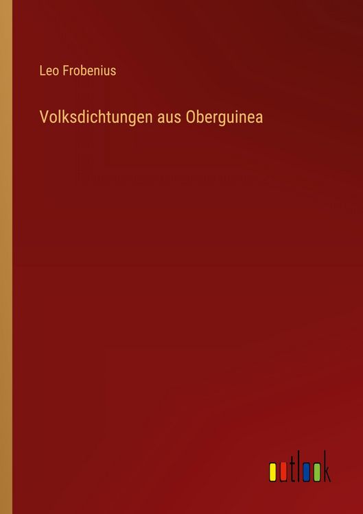 Produktbild: Volksdichtungen aus Oberguinea