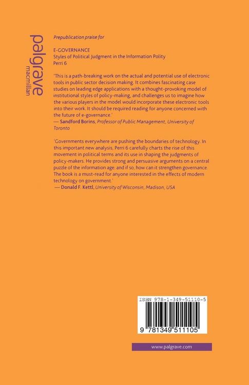 Produktbild: E-Governance