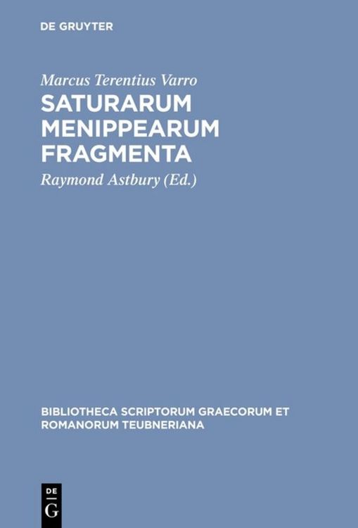 Produktbild: Saturarum Menippearum fragmenta