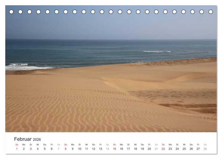 Produktbild: Namibia - Landschaftseindr&uuml;cke (Tischkalender 2026 DIN A5 quer), CALVENDO Monatskalender
