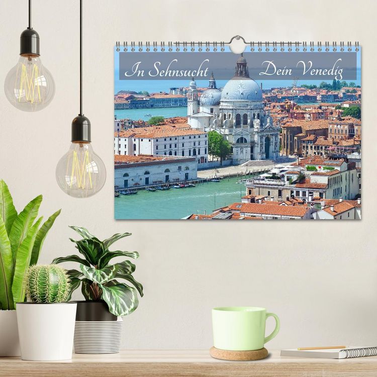 Produktbild: In Sehnsucht Dein Venedig (Wandkalender 2026 DIN A4 quer), CALVENDO Monatskalender