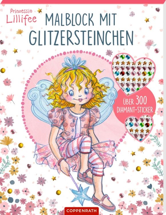 Produktbild: Malblock mit Glitzersteinchen - Prinzessin Lillifee