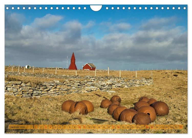 Produktbild: R&oslash;stlandet am Ende von Raum und Zeit (Wandkalender 2026 DIN A4 quer), CALVENDO Monatskalender