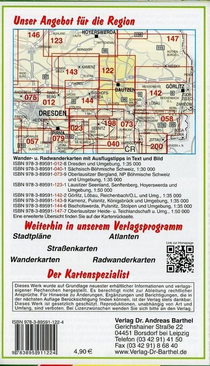 Produktbild: Radwander- und Wanderkarte Bautzen und Umgebung