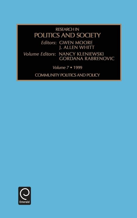 Produktbild: Community Politics and Policy