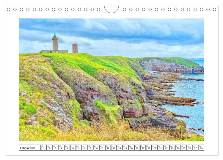 Produktbild: Ein traumhaftes Reiseziel - Normandie und Bretagne (Wandkalender 2026 DIN A4 quer), CALVENDO Monatskalender