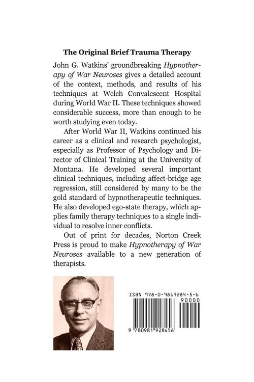 Produktbild: Hypnotherapy of War Neuroses
