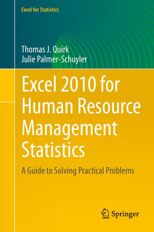 Produktbild: Excel 2010 for Human Resource Management Statistics