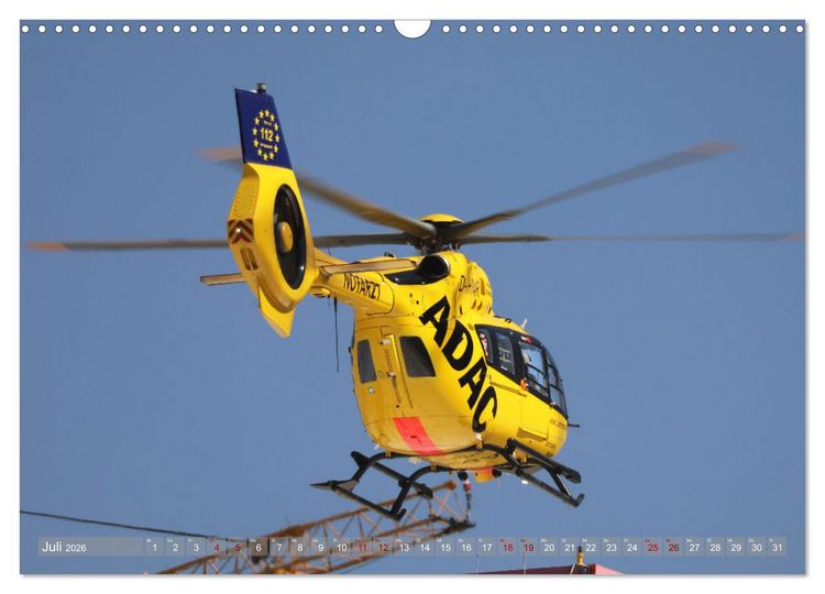 Produktbild: Helikopter in der Luft 2.0 (Wandkalender 2026 DIN A3 quer), CALVENDO Monatskalender