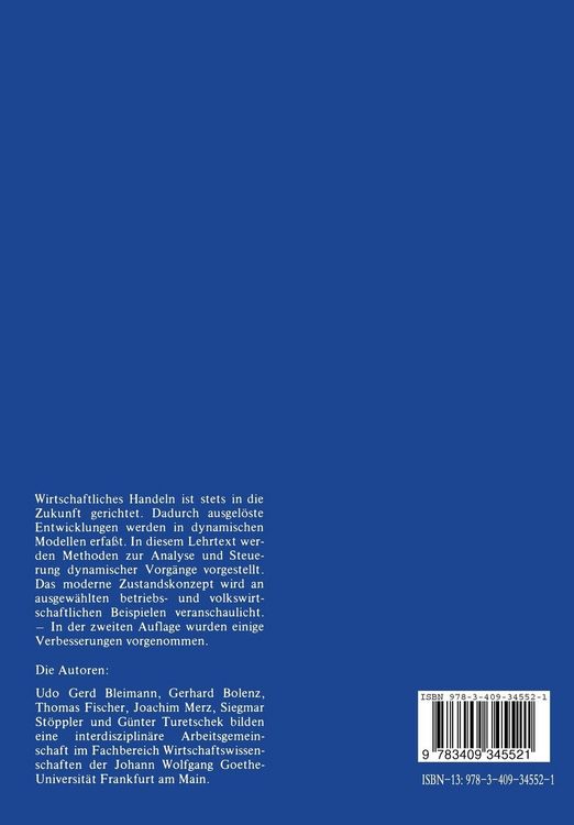 Produktbild: Dynamische &ouml;konomische Systeme