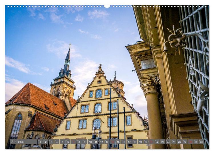 Produktbild: Historisches Stuttgart 2026 (Wandkalender 2026 DIN A2 quer), CALVENDO Monatskalender